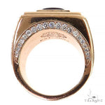 Leather Cut Amethyst Diamond Ring 69234 - Image 5