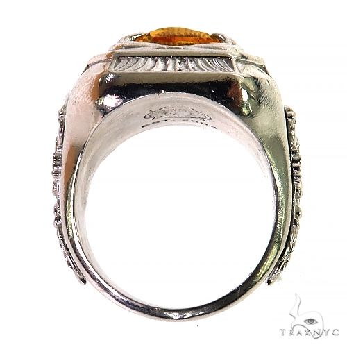 Leonardo Da Vinci Citrin Ring .925 Silver, photo 5 of 5