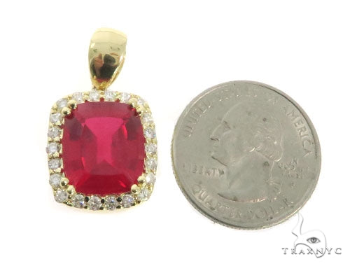 14K Gold Lepus Diamond Pendant, photo 5 of 7
