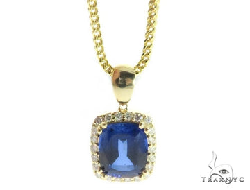 Lepus Diamond Pendant Chain Set 49159 - Image 1