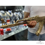 Life Size  Ak 47 Recreated in Brass -Not Real Weapon 69074 - Image 3