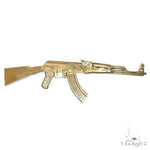 Life Size  Ak 47 Recreated in Brass -Not Real Weapon 69074 - Image 2