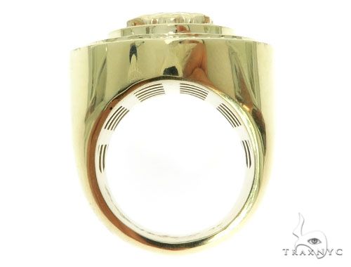 14K Gold Light Medusa Diamond Ring, photo 6 of 7