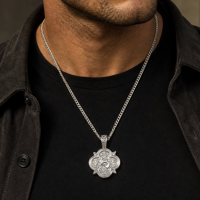 Limited Edition Trax Logo & Miami Cuban Chain Set 71618