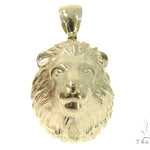 Small Lion Head Gold Pendant 45317 - Image 1
