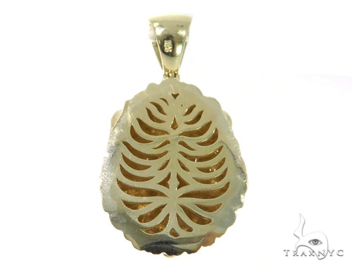 Small Lion Head Gold Pendant 45317 - Image 4