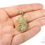Small Lion Head Gold Pendant 45317 - Image 8