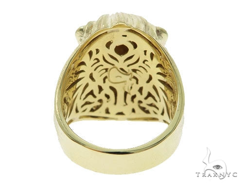 Lion 14K Gold Ring, photo 4 of 6