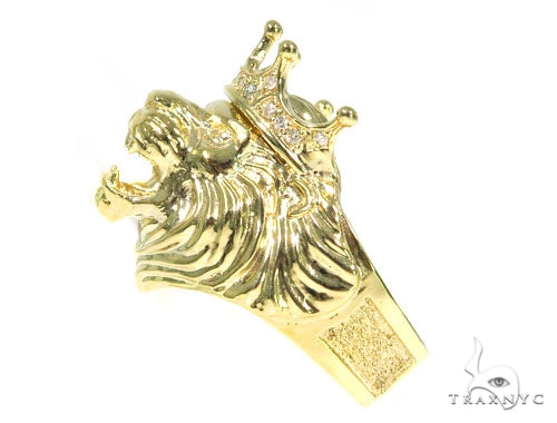 Lion King Diamond Ring 45445 - Image 4