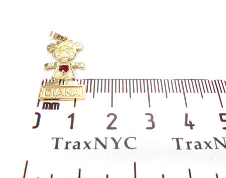 Little Girl Gold Pendant 28020 - Image 7