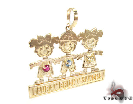 Little Kids Gold Pendant 28033 - Image 2