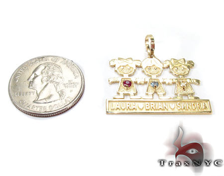 Little Kids Gold Pendant 28033 - Image 4