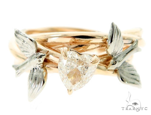 Love Doves Diamond Engagement Ring 45567 - Image 2