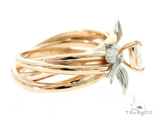 Love Doves Diamond Engagement Ring 45567 - Image 4