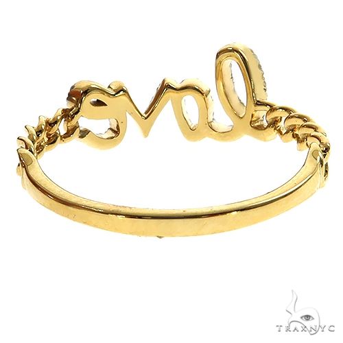 14K Gold Love diamond Ring, photo 4 of 8