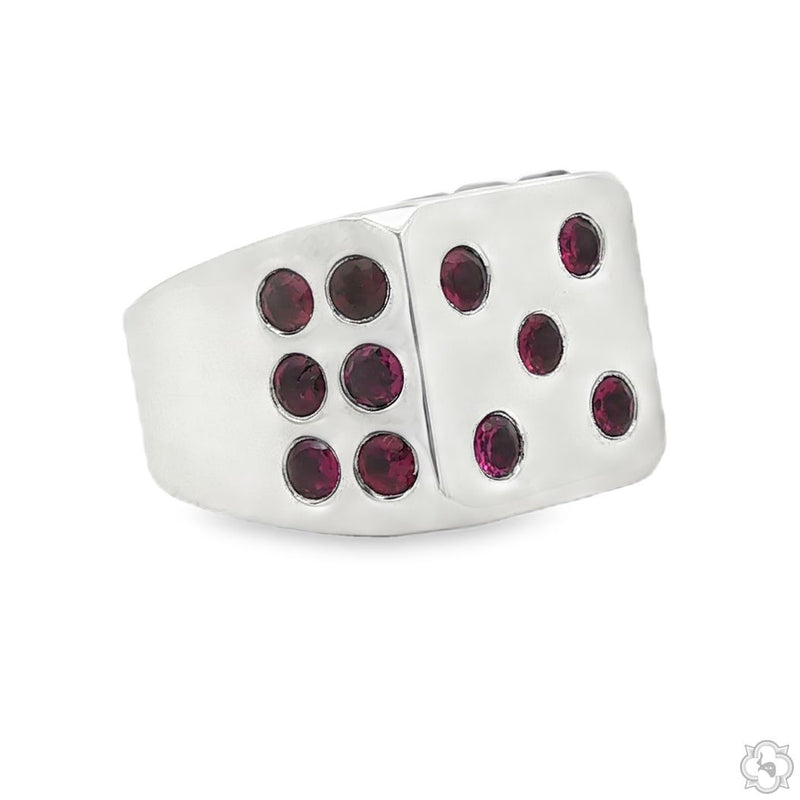 Lucky Roll Ruby Dice Ring 70892 - Image 2