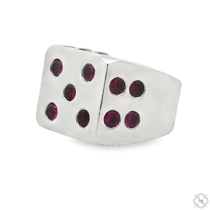 Lucky Roll Ruby Dice Ring 70892 - Image 4