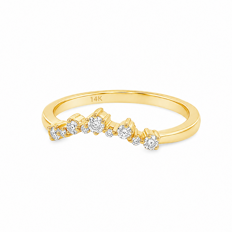 Luna Crown Wedding Band 71365