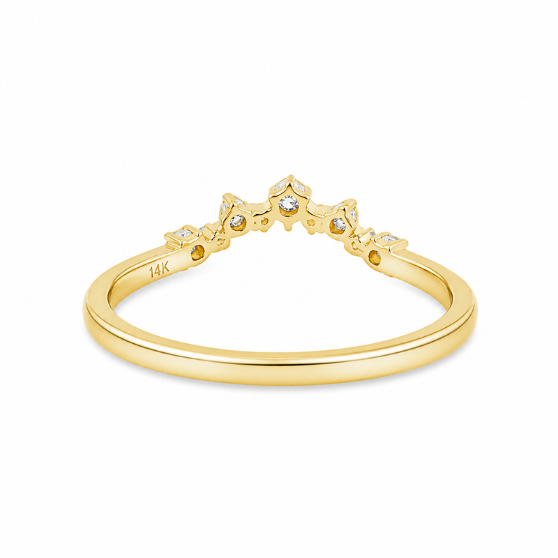 Luna Crown Wedding Band 71365