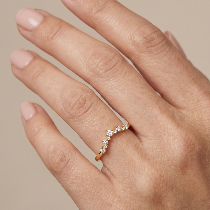 Luna Crown Wedding Band 71365