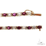 Lush Oval Orchid Tennis Necklace 69551 - Image 6