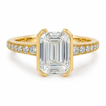 Luxe Emerald Engagement Ring 71549