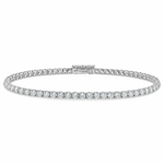Luxury Silver Tennis Bracelet 3 Ctw 71488