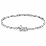 Luxury Silver Tennis Bracelet 3 Ctw 71488