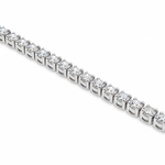 Luxury Silver Tennis Bracelet 3 Ctw 71488