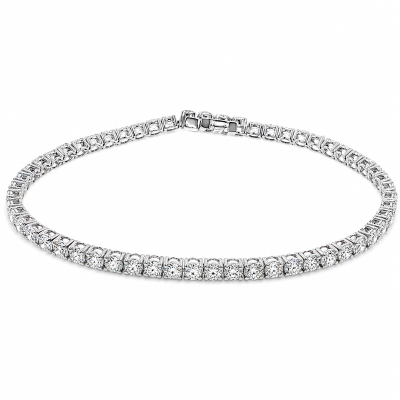 Luxury Silver Tennis Bracelet 5.99Ct 71487
