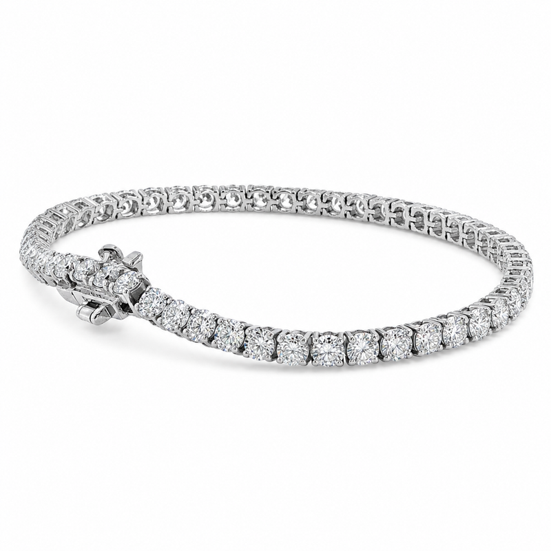 Luxury Silver Tennis Bracelet 5.99Ct 71487