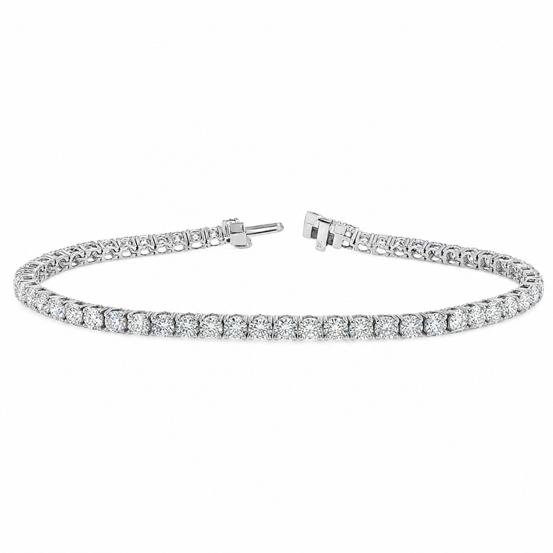 Luxury Silver Tennis Bracelet 5.99Ct 71487