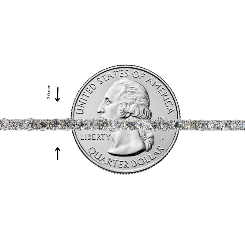 Luxury Silver Tennis Bracelet 5.99Ct 71487