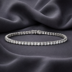 Luxury Silver Tennis Bracelet 5.99Ct 71487