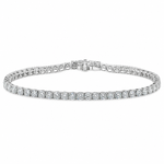 Luxury Silver Tennis Bracelet 5 Ctw 71489