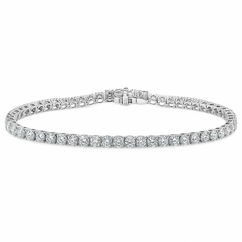 Luxury Silver Tennis Bracelet 5 Ctw 71489