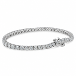 Luxury Silver Tennis Bracelet 5 Ctw 71489