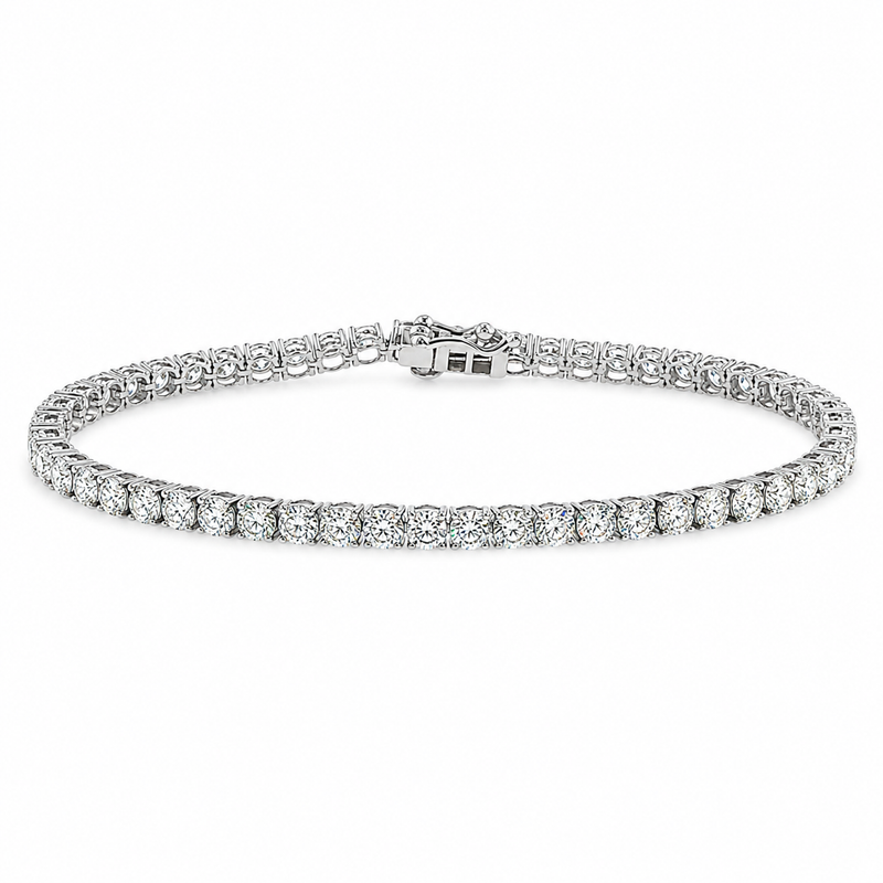 Luxury Silver Tennis Bracelet 7.02 Ct 71490