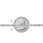 Luxury Silver Tennis Bracelet 7.02 Ct 71490
