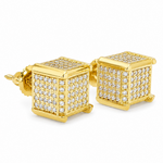 Majestic Cube Diamond Earrings 10860