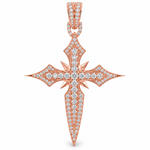 Majestic Faith Diamond Cross Pendant 71822
