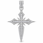 Majestic Faith Diamond Cross Pendant 71822