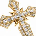 Majestic Faith Diamond Cross Pendant 71822