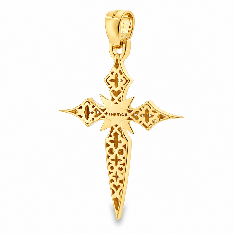 Majestic Faith Diamond Cross Pendant 71822