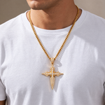 Majestic Faith Diamond Cross Pendant 71822