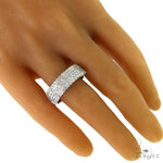 5 Row Diamond Men's Ring (Lab) 69691 - Image 6