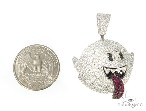 Mario Ghost Diamond Ruby Pendant 45528 - Image 6