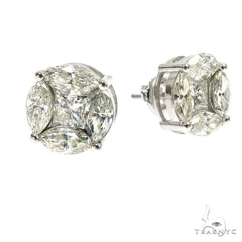 Marquise Diamond Earrings 67557 - Image 2
