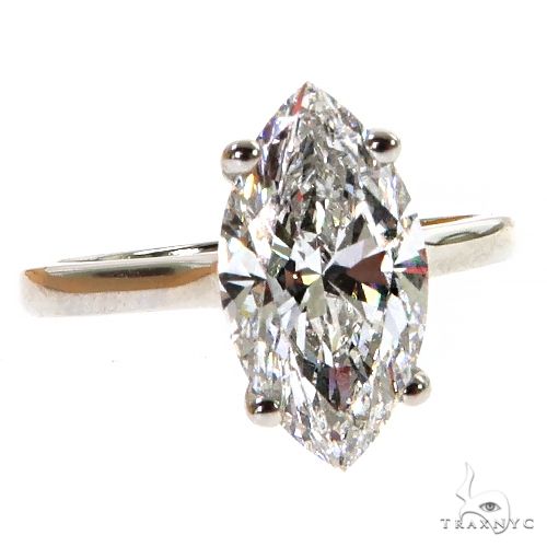 Marquise Diamond Engagement Ring 69068 - Image 2