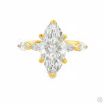 Marquise Diamond Engagement Ring 70855 - Image 1